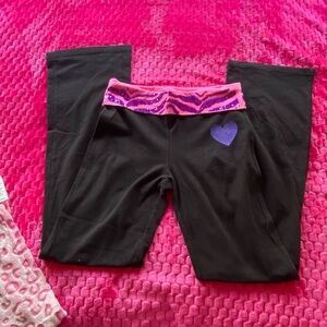 justice zebra foldover leggings